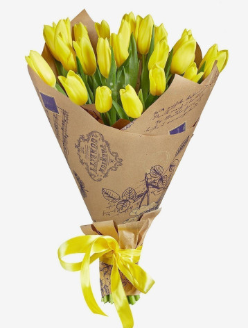 30 Gelbe Tulpen