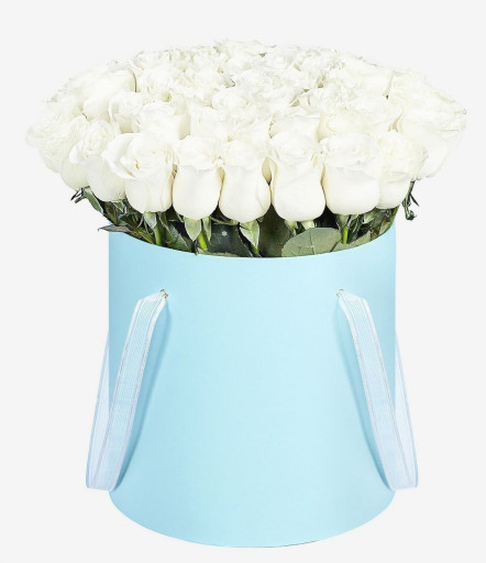 Weiße Rosen Box
