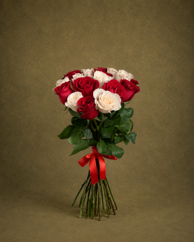 strauß mit 20 Rosen